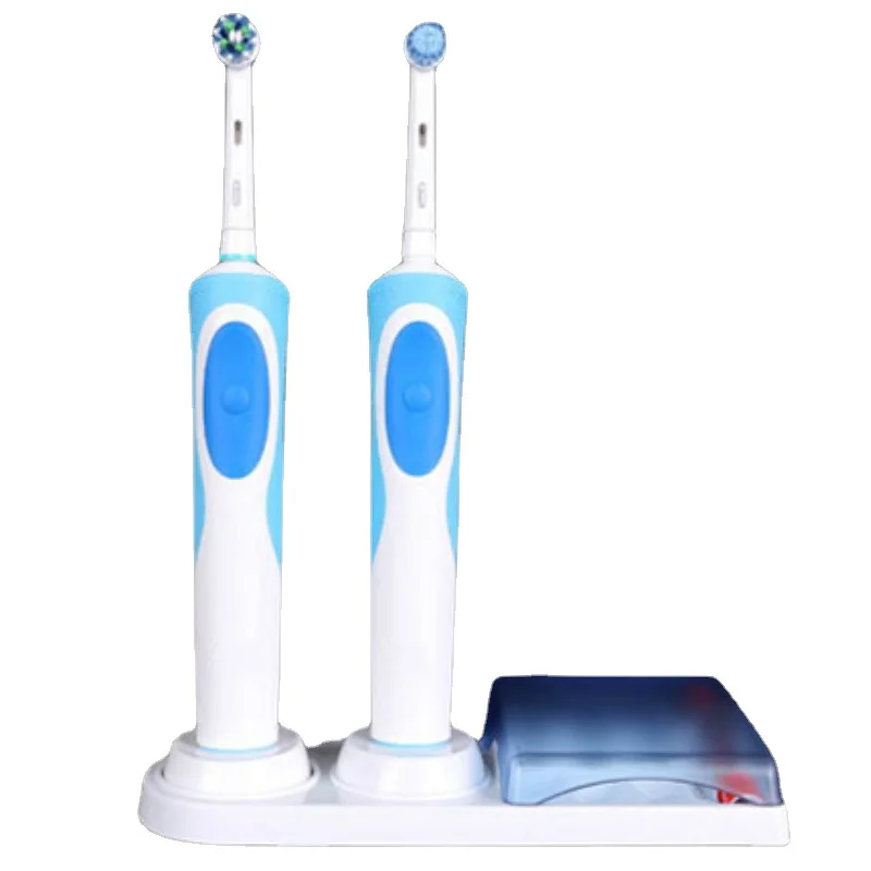 

1 Set Electric Toothbrush Stander Base Support Holder Bracket for Oral B Tooth Brush Heads Box Cover with Charger Holes Bathroom