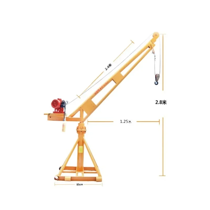 Diesel engine small crane