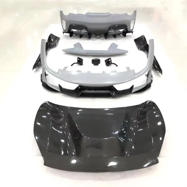 488 Pista Body Kit in Semi-Carbon Fiber Aggressive Styling Weight Reduction