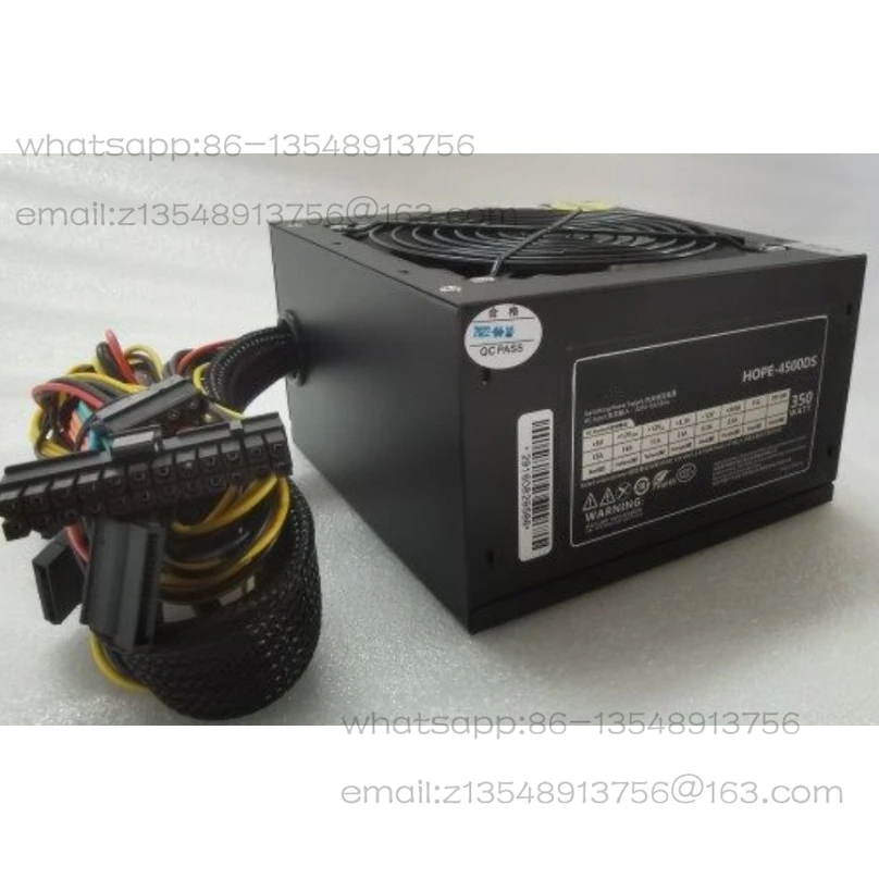 HOPE4500DS Rated 350W Computer Power Supply Desktop Power Supply Large Fan Silent Factory Direct Sales