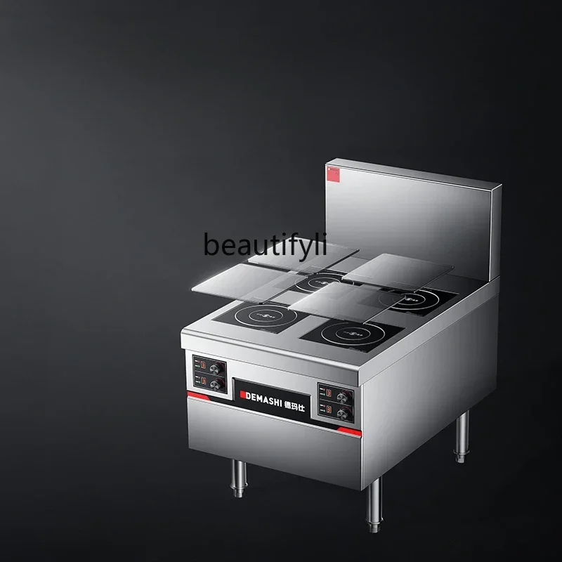 High-power electromagnetic cooker Commercial cooker Four-head induction cooker Cooking stove