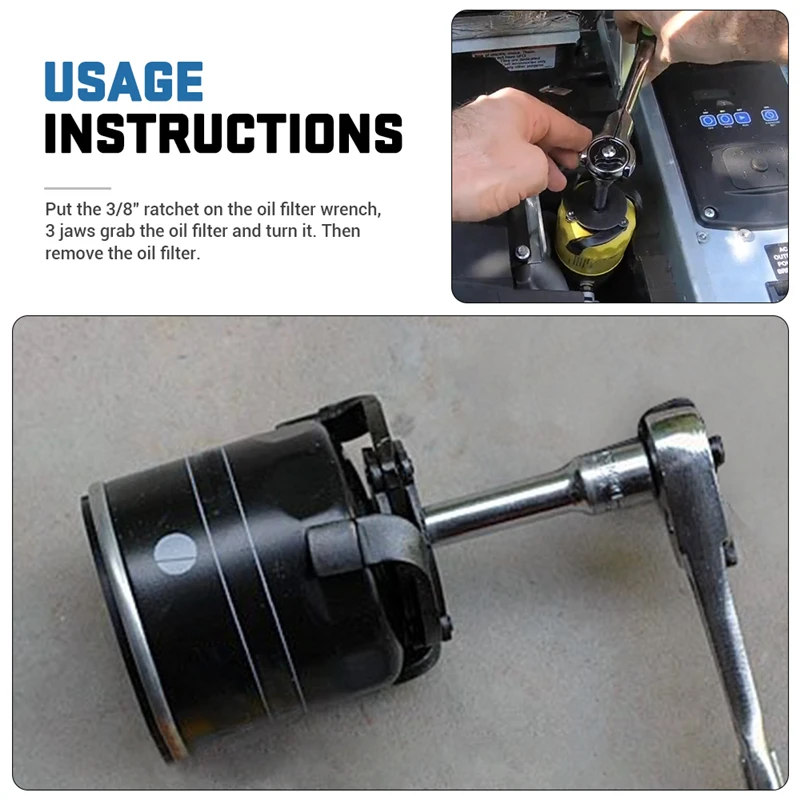 لإصلاح السيارات السيارات قابل للتعديل اتجاهين فلتر زيت إزالة مفتاح السيارات أدوات إصلاح السيارات 60-95 مللي متر فلتر زيت أداة مفتاح الربط