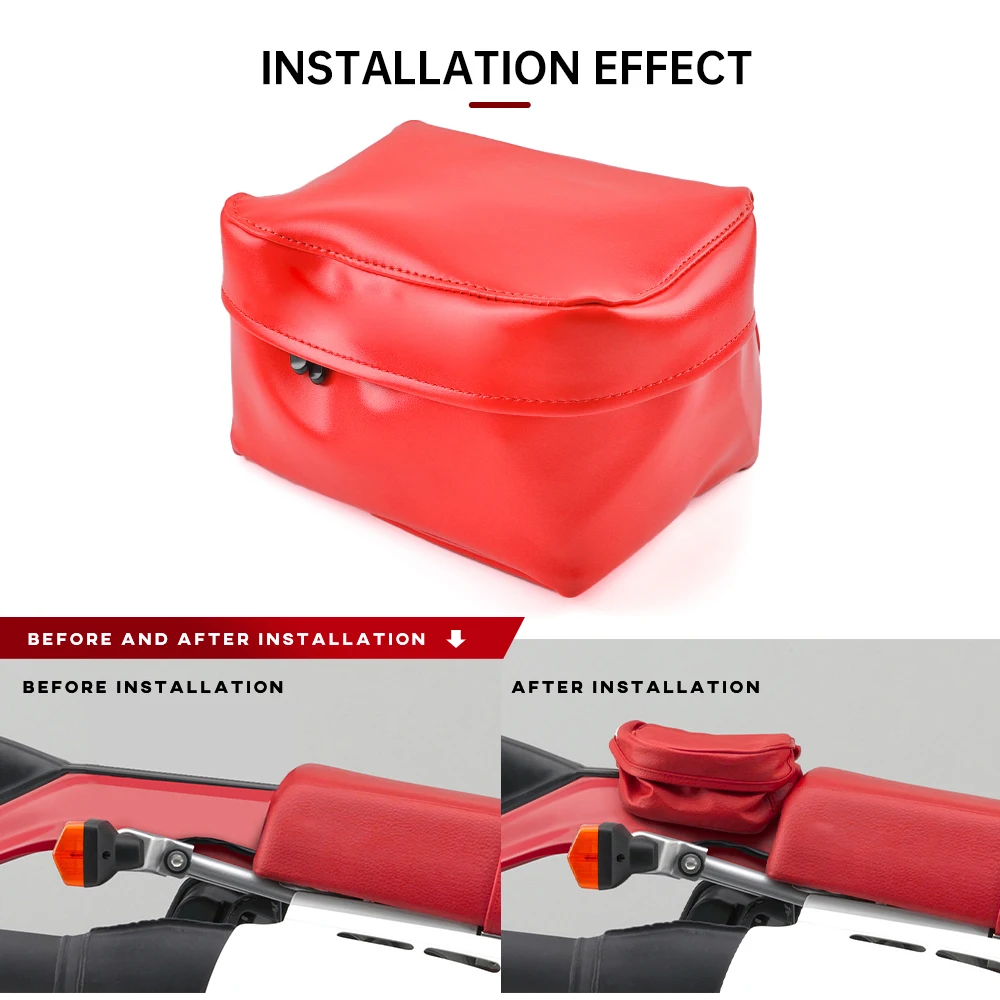 XR Rear Fender Tool Bag Luggage For HONDA XR 200/230/250/400/600/650/R/L XR150L XR250 Motard Motorcycle Dirt Pit Bike Tail Bag