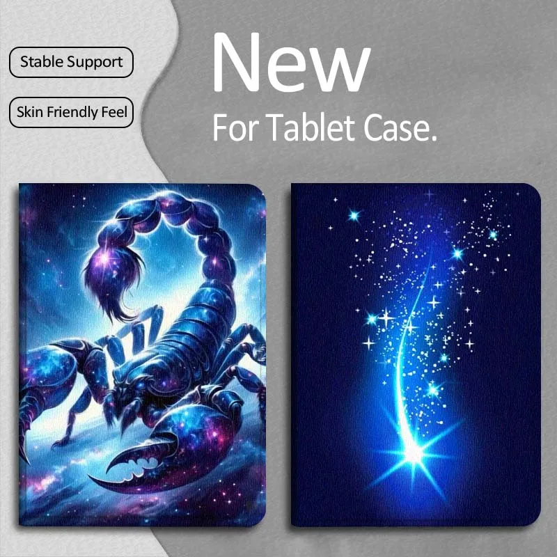 

Scorpion Popular Art Cool Gift For Apple iPad Pro Air 13 2 7th 6th 2025 M2 M3 M4 M512.9 13 inch Foldable Tablet Case