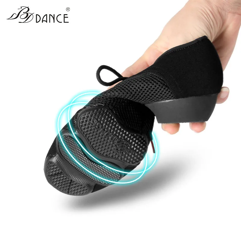 Women Men Latin Training Shoes BDDANCE Shoes JW1 Teaching GENERALIST Shoe Ballroom Dance Three-Section Sole Shoes Standard Dance