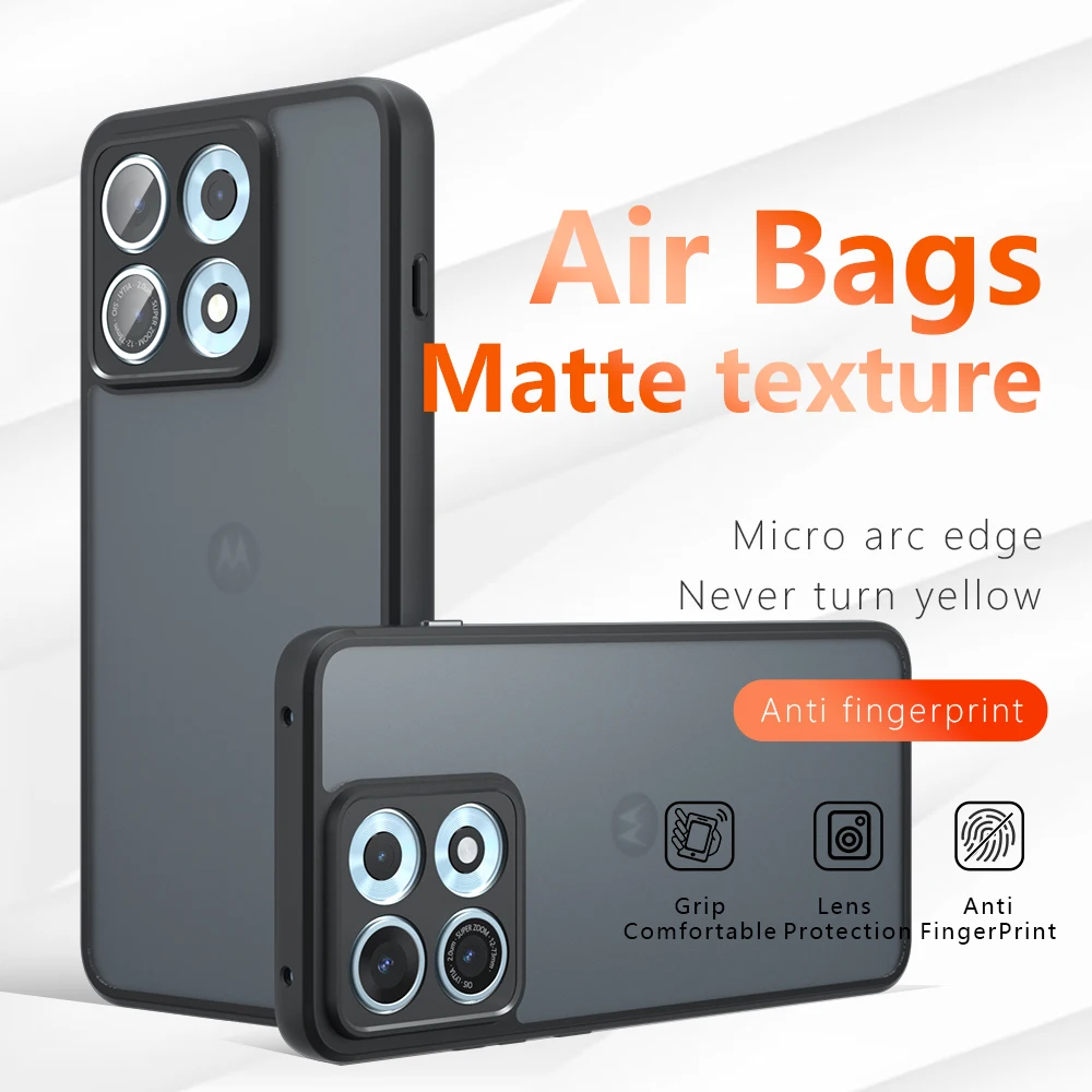 Skin Sensation Airbag Anti Drop Case Cover for Motorola Edge 70 Max Mircropyle Back Case Cover Moto Edge 70 Pro/Edge 70 Fusion