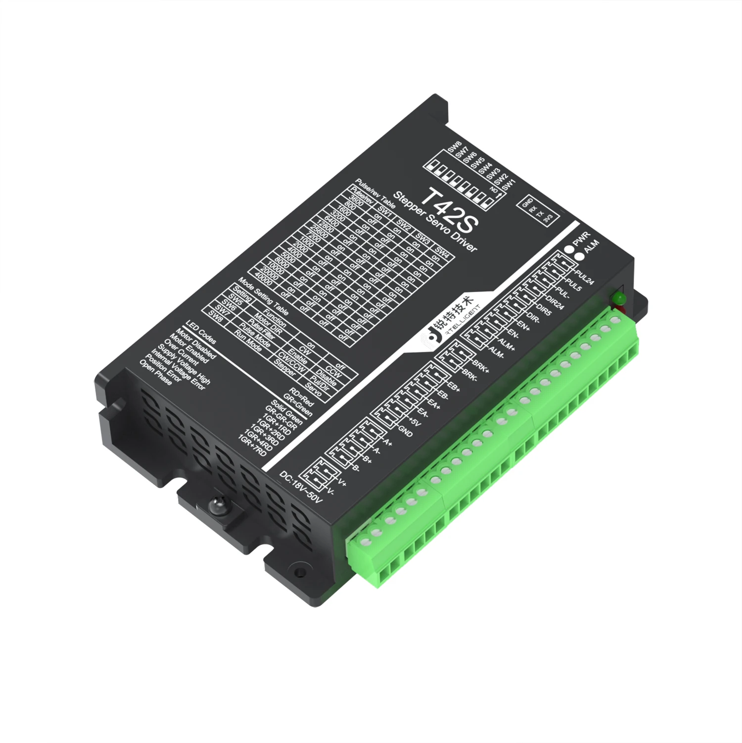 SALE Nema 17 0.3/0.8N.m Closed Loop Stepper Motor kits 42.5Oz-in Nema17 Stepper Motor and Drivers / Servo Motor kits Rtelligent