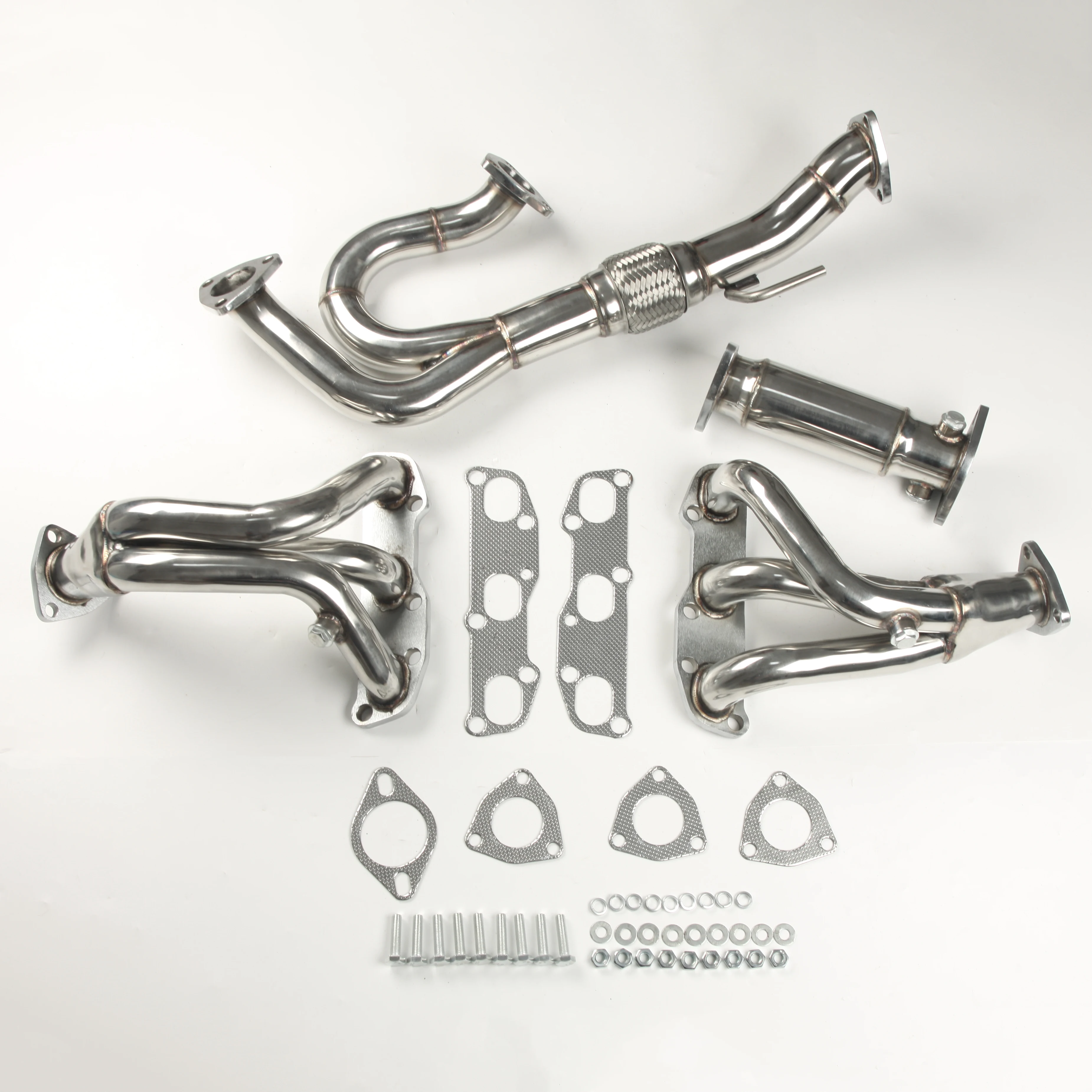 New Exhaust Headers Manifolds For 2002-2006 Nissan 3.5L VQ35DE V6 Altima