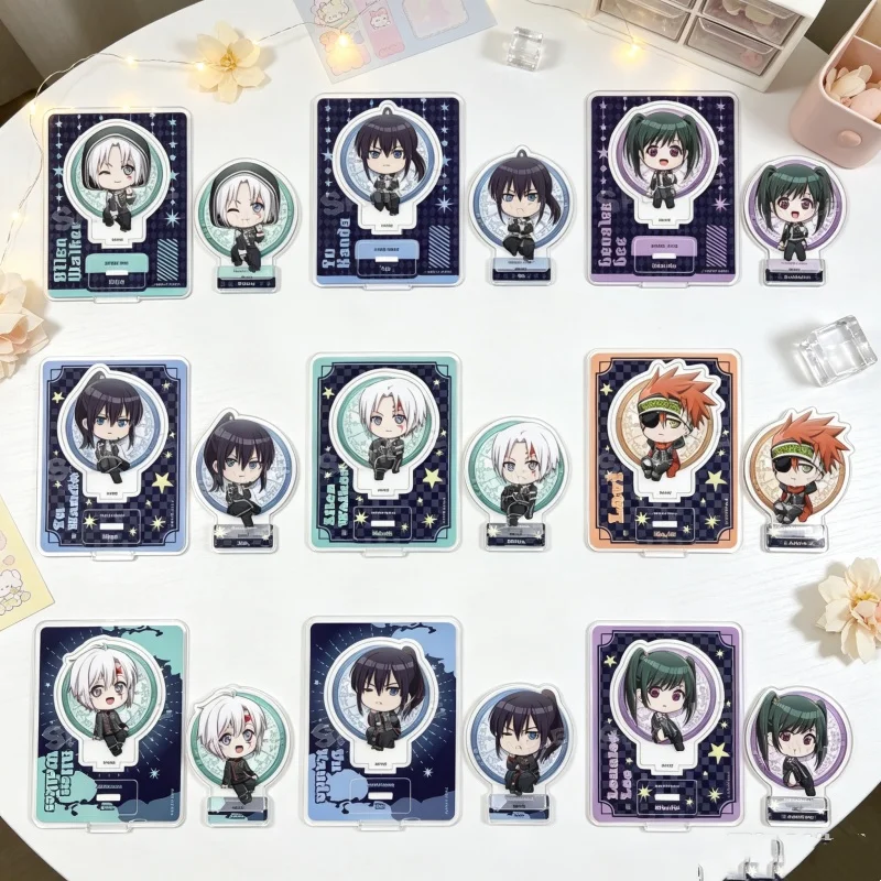 Acrylic Standee 10CM Anime D.Gray-man Acrylic Stand Figure Keychain Howard Link/Allen Walker/Yu Kanda FACTORY STORE Fans Gifts
