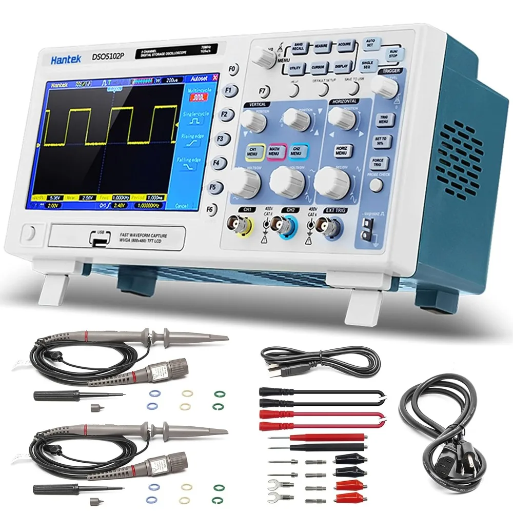 Digital Storage Oscilloscope USB 40K,2 Channel,2CH