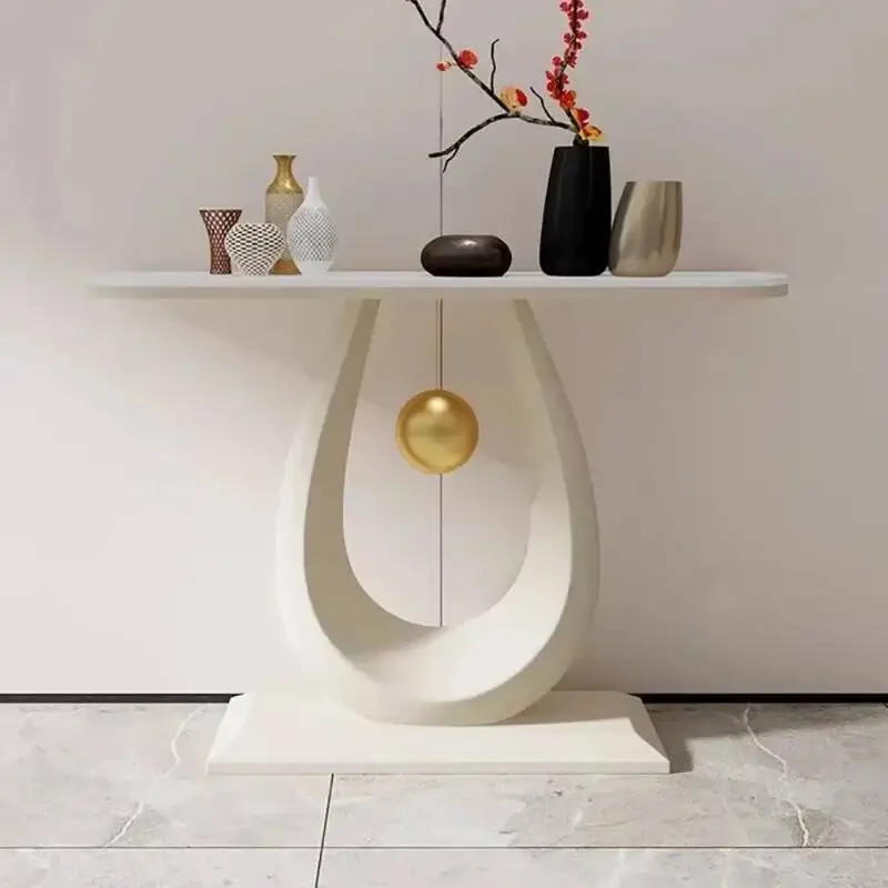 

Simple Hallway Table Beauty Unique Trendy Portable Luxury Corner Table Minimalist Nordic Tabel Console Hallway Table Furniture