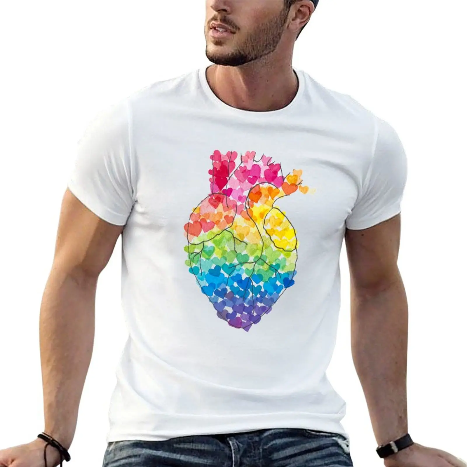 

Heart of Hearts (watercolor heart) T-Shirt t shirt personalised t shirts for man graphic vintage T-Shirt
