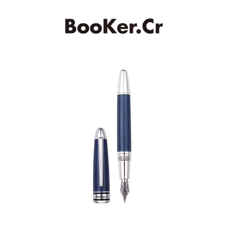 

Ningmeng Yan Grinding Fountain Pen Booker.Cr Bulk Hill [Rose-Stain Blue] European Gift Fountain Pen