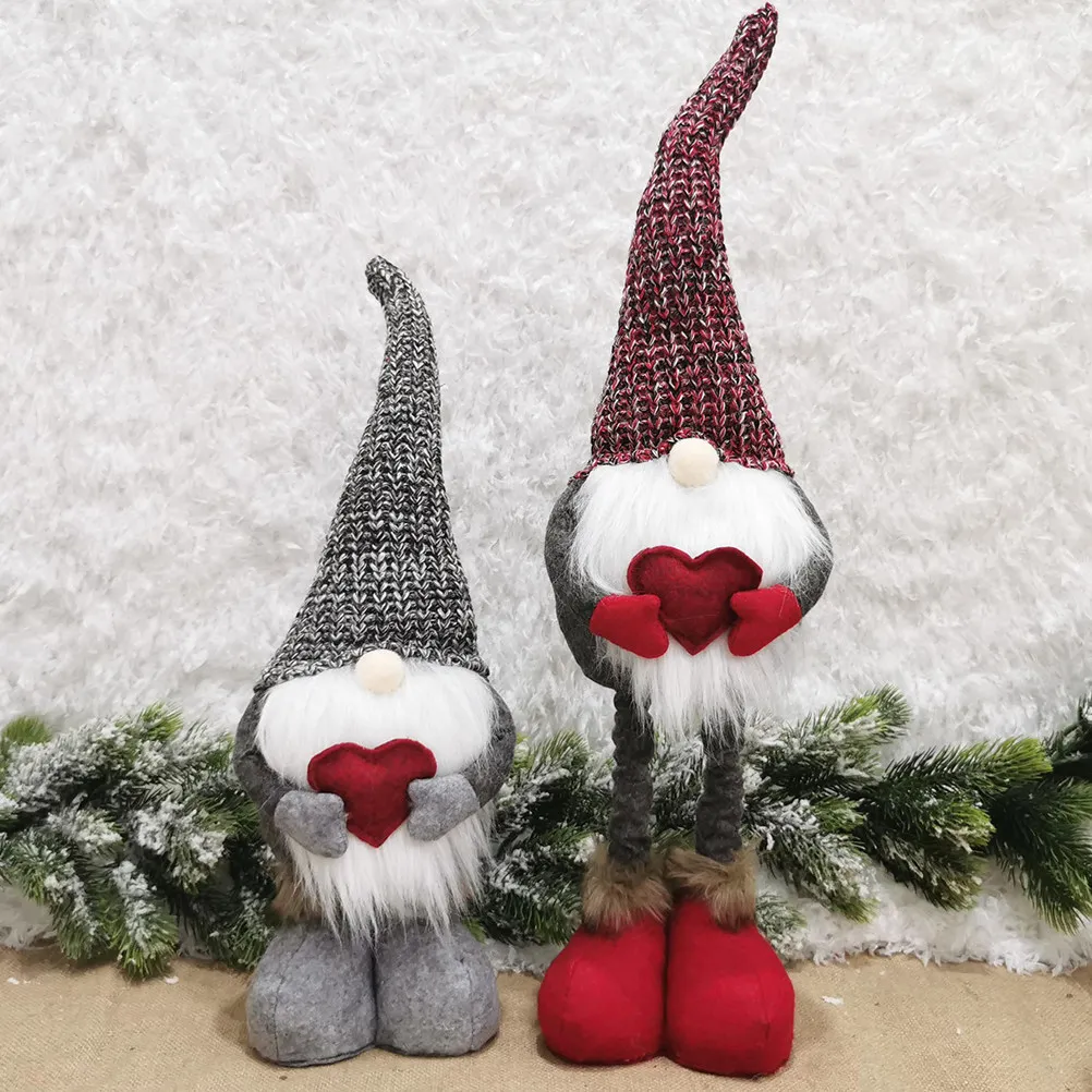 

1Pcs Santa Clause Decoration Sitting Figure Christmas Desktop Ornament Cartoon Xmas Soft Cute Home Festival Decor