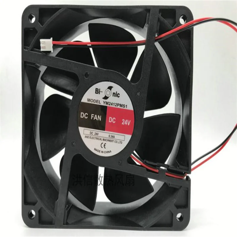 YM2412PMS1 12038 DC24V 0.34A axial cooling fan