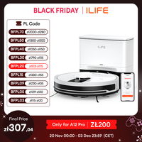 ILIFE A12 Pro Robot Vacuum and Mop Combo,LIDAR Navigation, self collection dust, 3000Pa suction, app/remote control