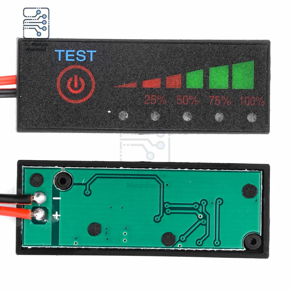 1S 3S 7S Battery Capacity Indicator Percentage Indicator Board Li-ion Battery Capacity Meter Module Lithium Battery Display