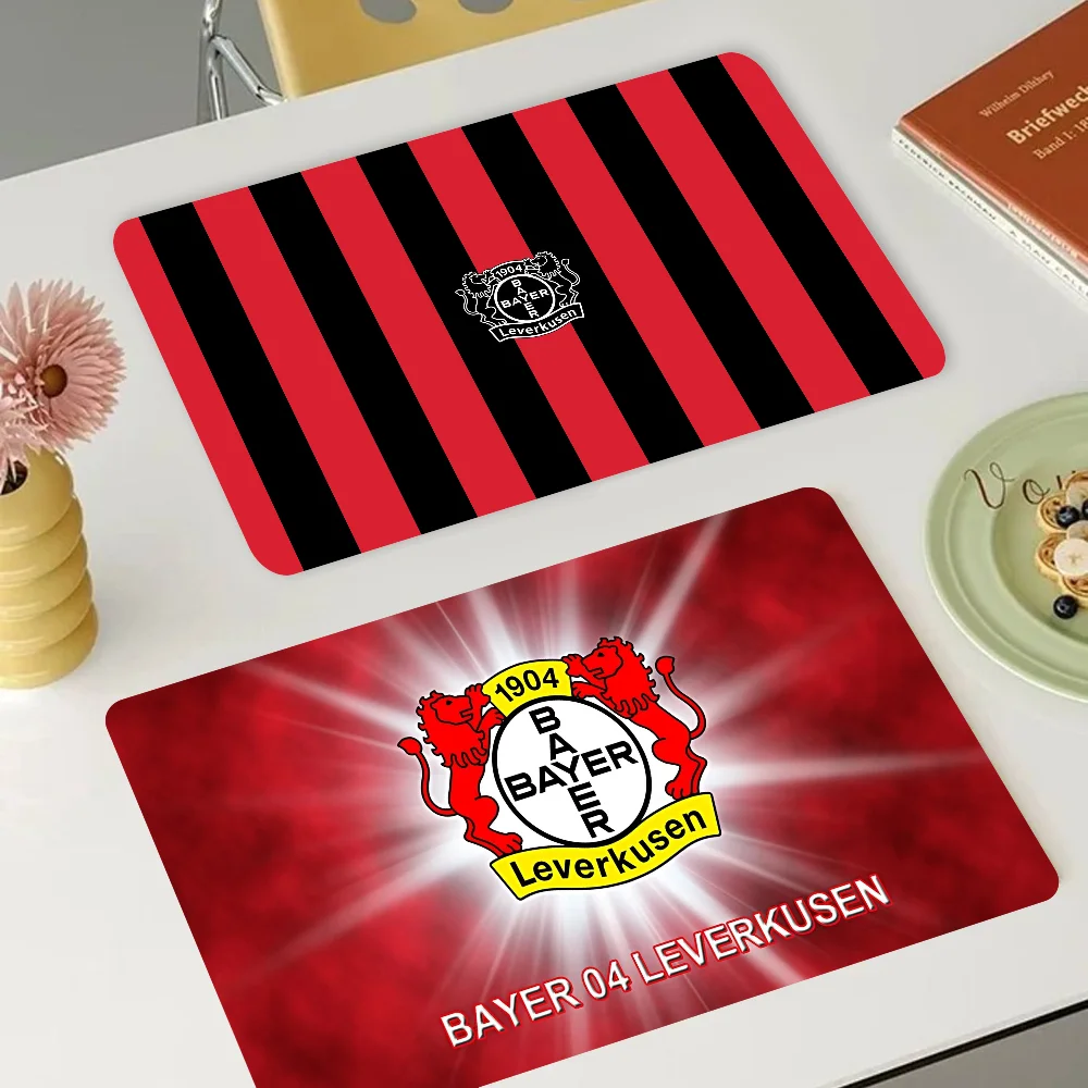 B-Bayer L-Leverkusen Super Absorbent Coffee Mat Dish Draining Mat Large Kitchen Drying Mat Quick Dry Bathroom Drain Pad Kitchen