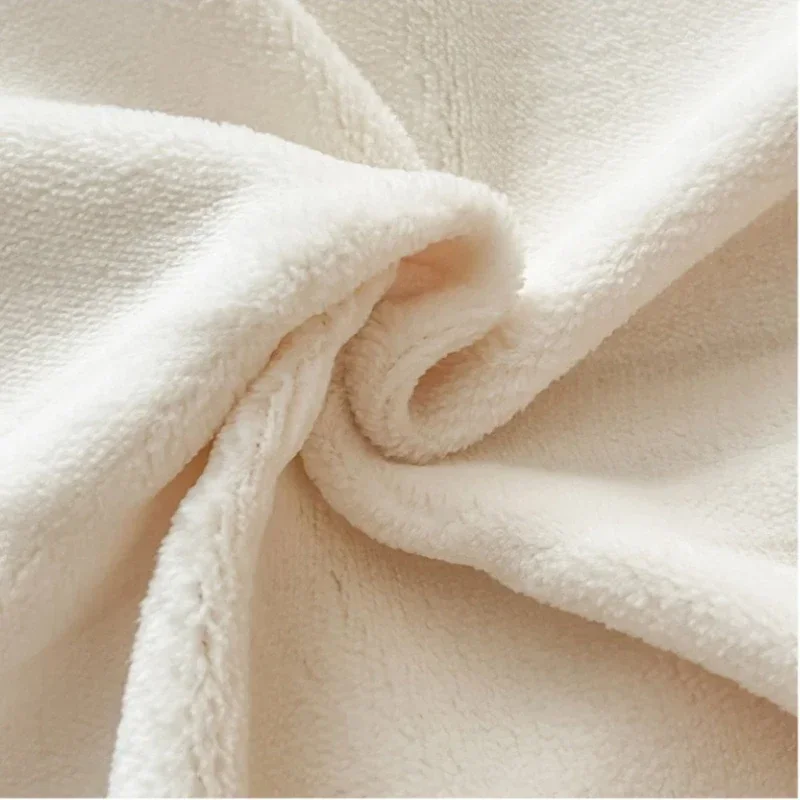 Winter Solid Color Milk Velvet Beds Sheets Four Piece Set Romantic Double-sided Thick Plush Insulation Warm Quilt Cover Bedding