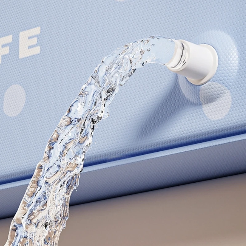 Inflatable Infant Bathtub with Drainage Hole Toddlers Kids Tub for Shower Foldable Portable Bathtub Travel Shower Basin 15UB