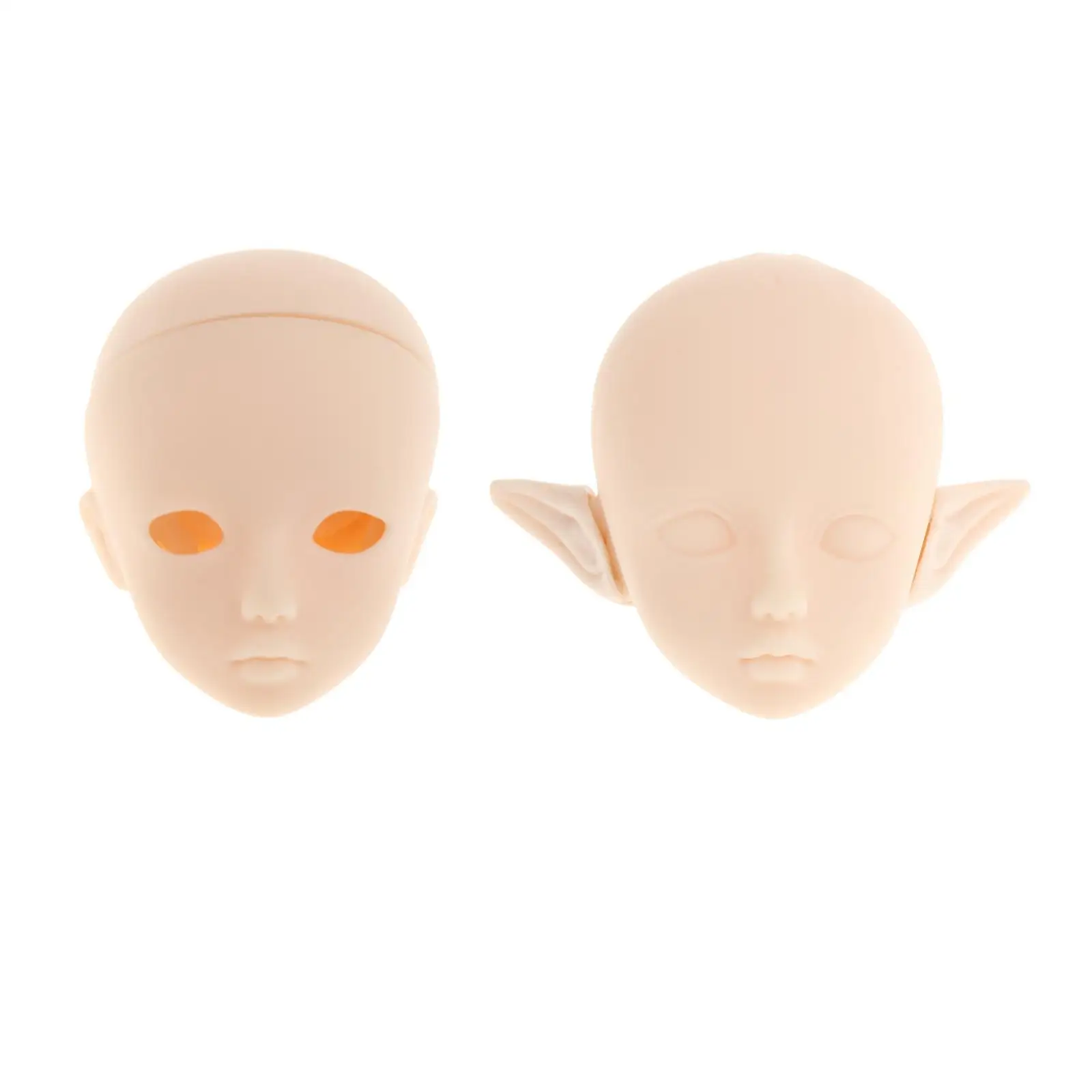 Premium 1/6 BJD Doll Head Normal Skin DIY Dress Up Female Toys Action Figure