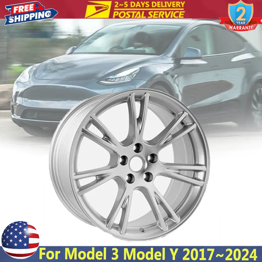 

Новый алюминиевый легкосплавный колесный диск 19" x 9.5" для Tesla Model 3 и Model Y (2017-2024), артикулы 96958, 348822200A, 118822200