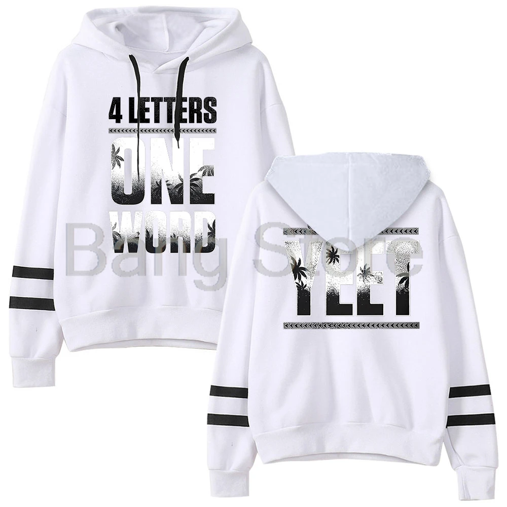 سترة بقلنسوة للجنسين من Jey Uso بأربعة حروف وكلمة واحدة، بدلة رياضية عصرية للجنسين #1