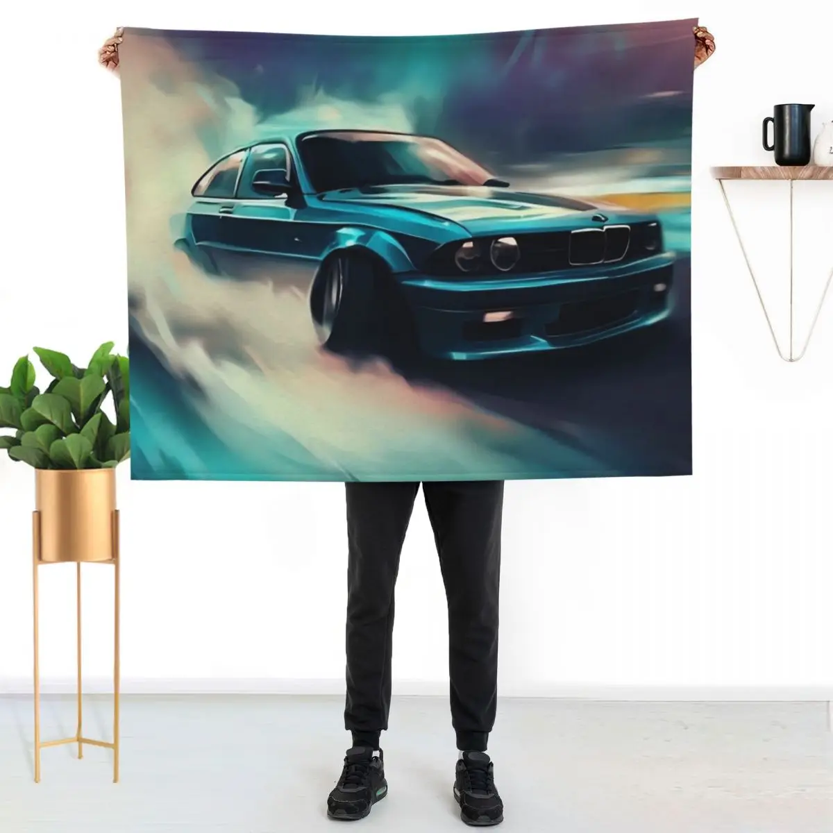 

DRIFT Throw Blanket Stylish Couch Blanket for Home Living Room