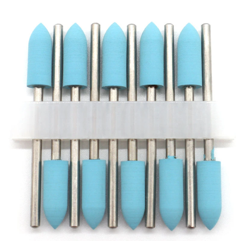 30pcs ทันตกรรมขัดเซรามิคหัวเพชร 2.35 มม.หิน Zirconia เซรามิค Crowns เครื่องบด Quick ขัด Burs