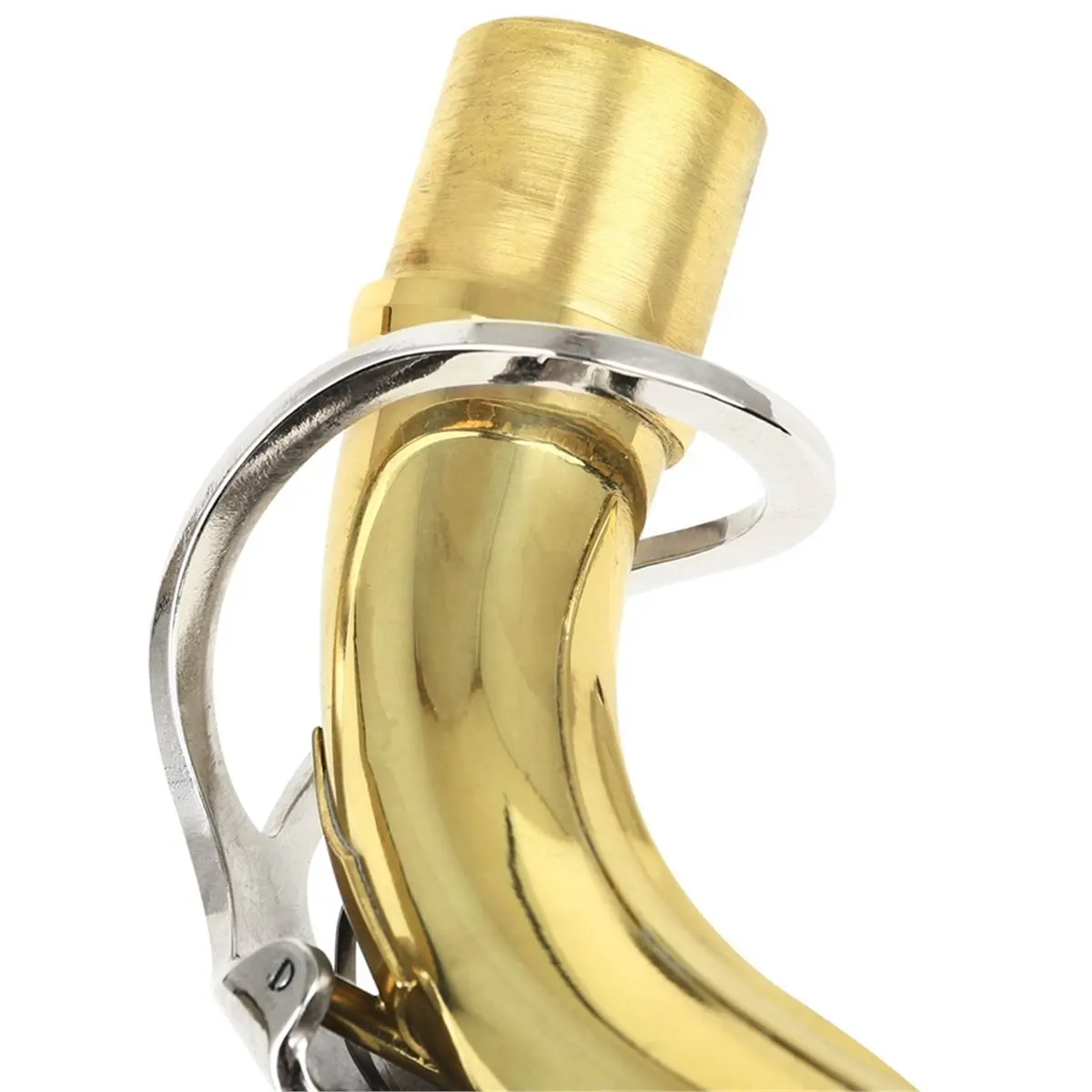 

Шейка саксофона, латунная изогнутая шея для деталей музыкальных инструментов саксофона, аксессуары для деревянных духовых инструментов