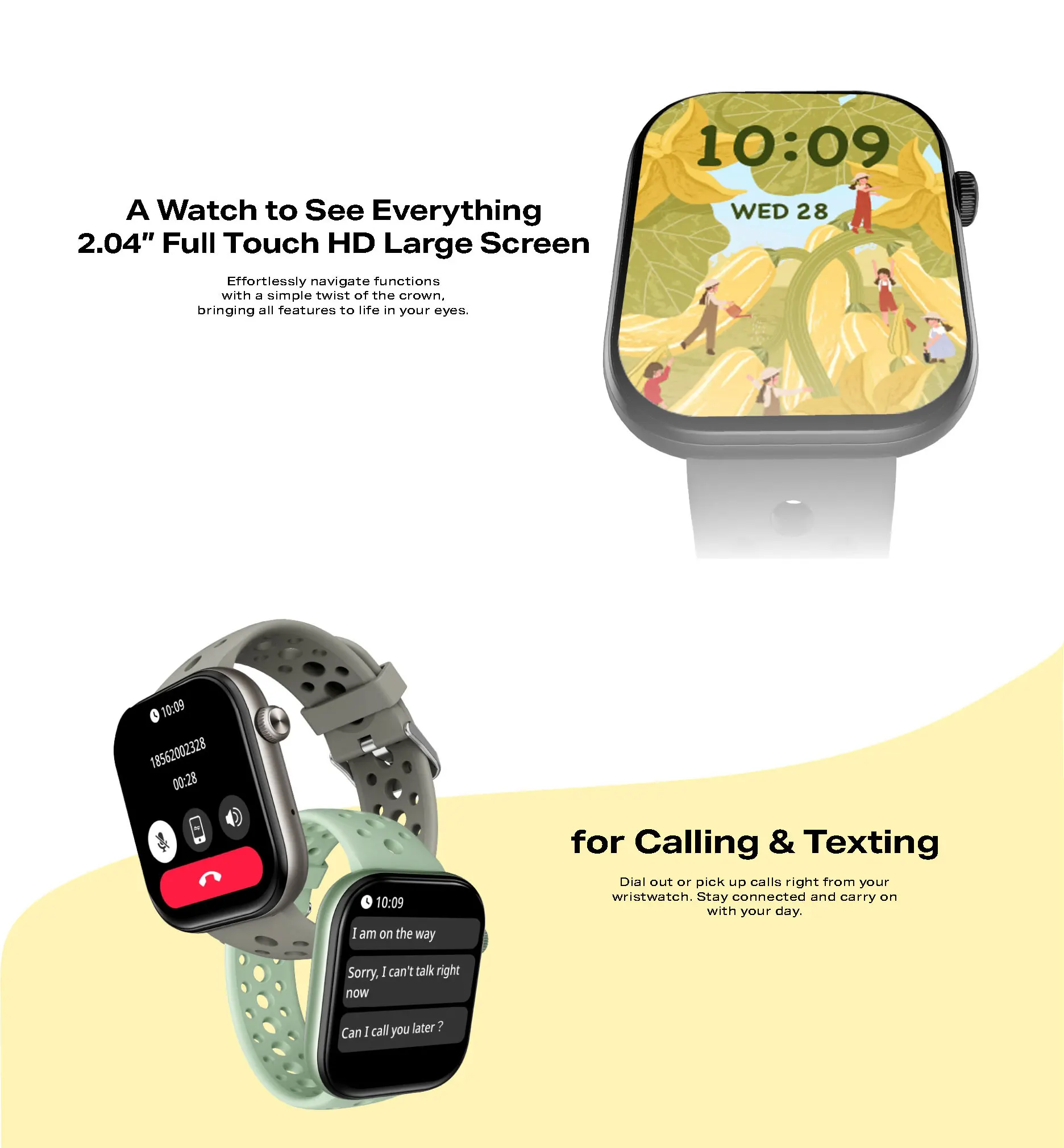 ساعة ذكية Infinix XWatch H4 XW4L إصدار الاتحاد الأوروبي باللون الأسود ومتتبع اللياقة البدنية ومراقبة معدل ضربات القلب ومتتبع النشاط المقاوم للماء