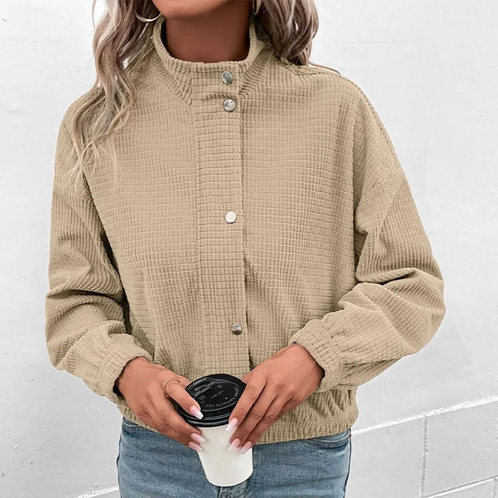 

Women's Corduroy Jacket Autumn Winter New Style European American Ladies Independent Station Wholesale by