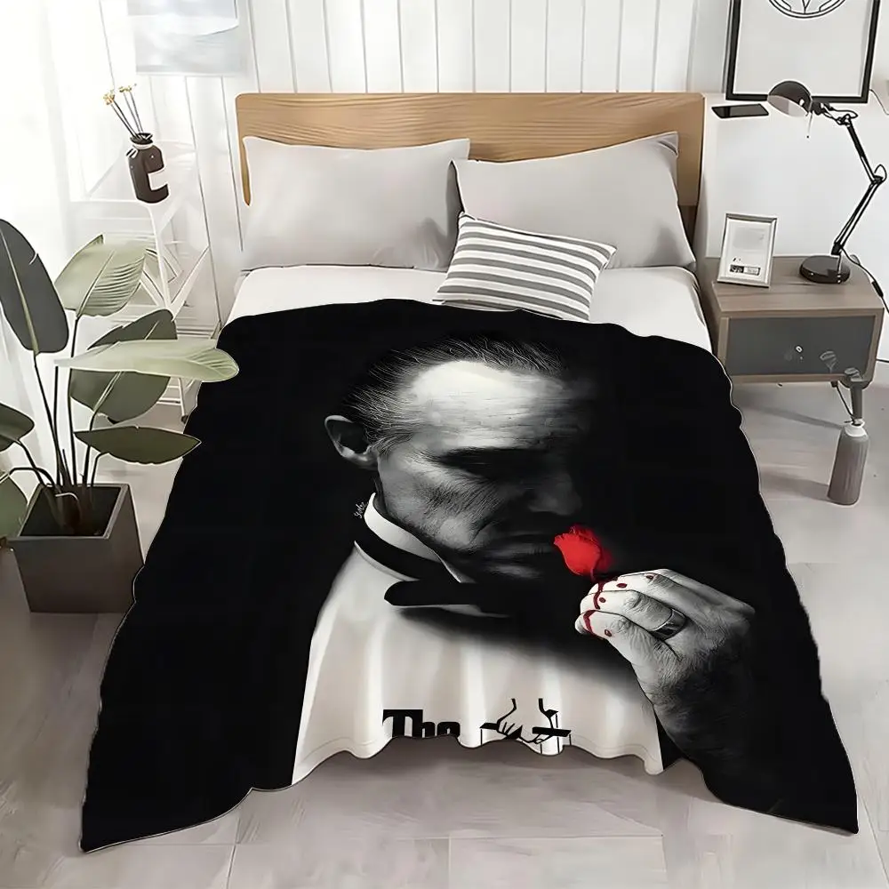 

Плед «Крестный отец»: мягкий, теплый, антистатический, подходит для детей, всесезонный, можно стирать, для дивана, кровати, дома