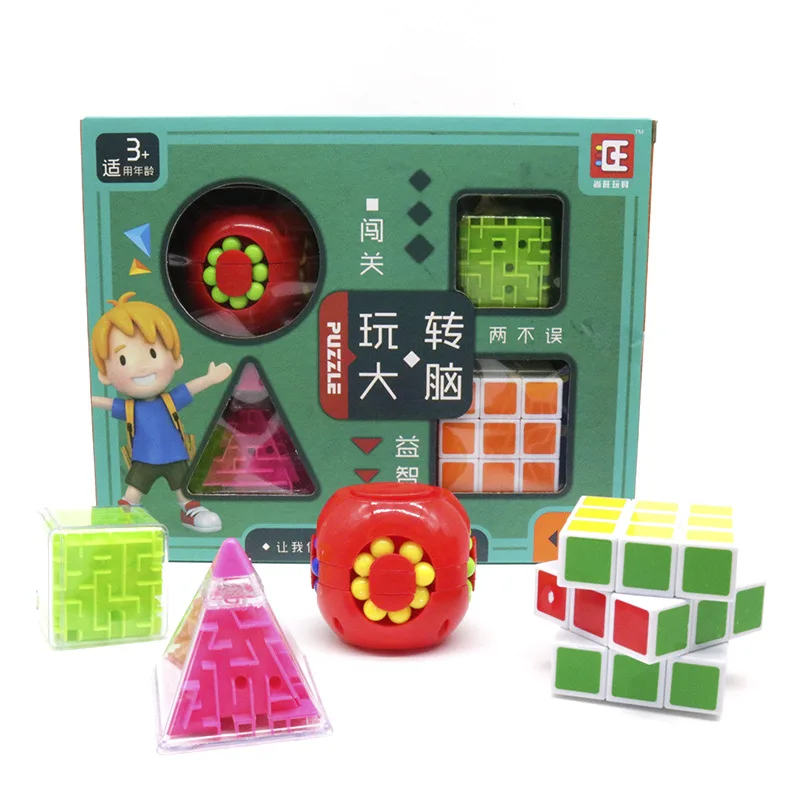 

Antistress from Boredom Labyrinthe Cube Set Autistic Senzory Rotate Slide Toy Children 4 Year Upper Cool Boys Game 4yrs to 12yrs