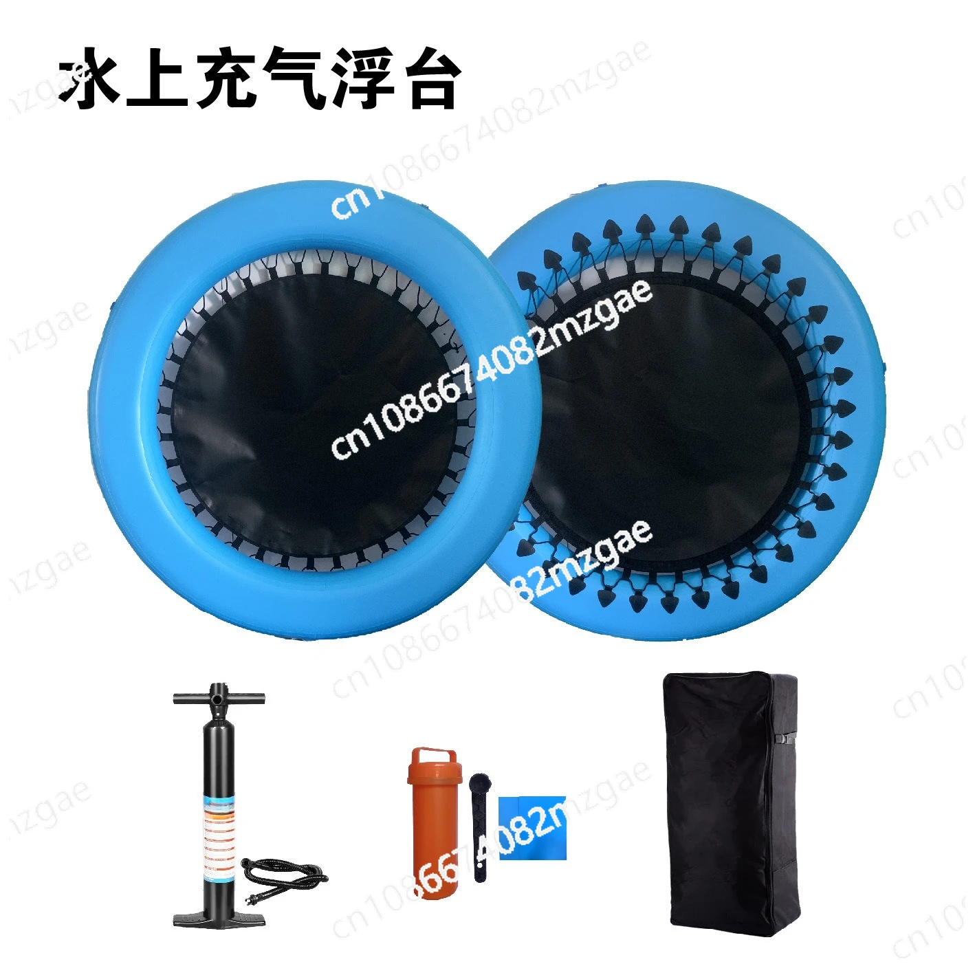 

Надувная плавучая платформа для плавания на открытом воздухе из ПВХ, многоместная, с защитой от утопления, надувной плот для отдыха на воде.