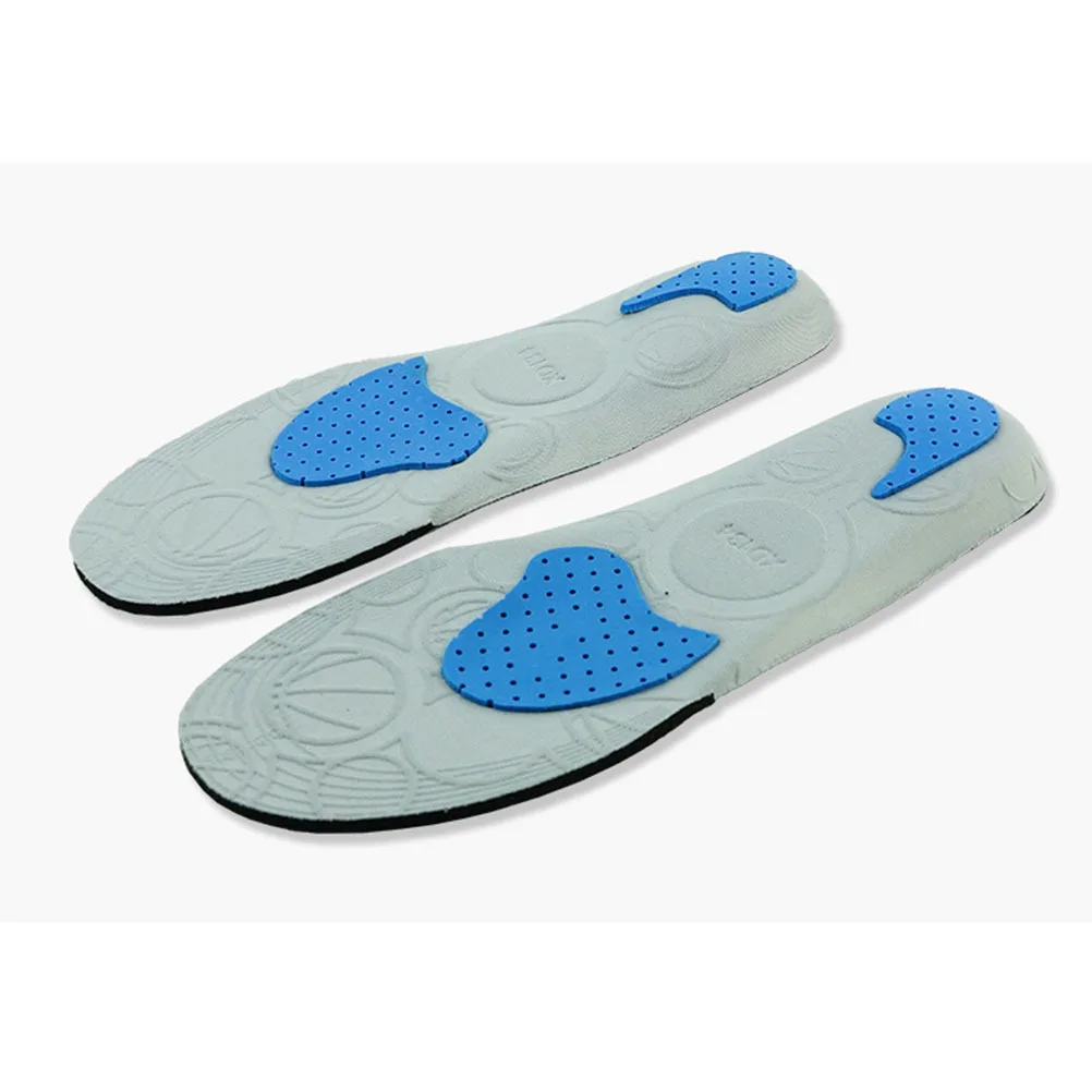 

1Pair Eva High Elastic Sports Insoles Shock Absorbing Grey Size 35-40 Arch Foot Care Shoe Cushions Sports Insoles