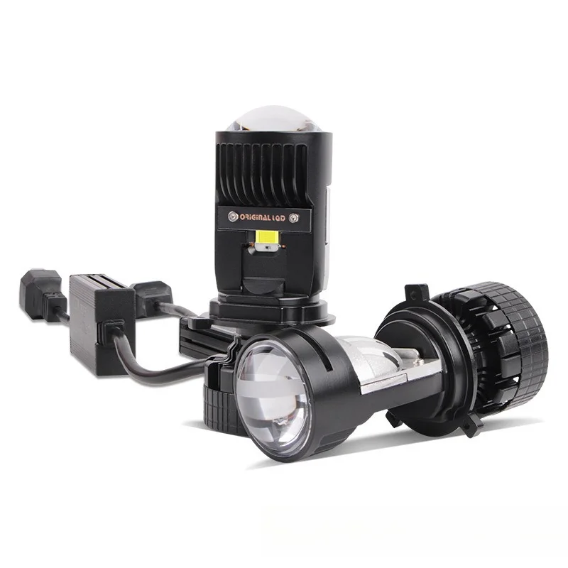 

Y3MAX 80W Мощные Bi-LED линзы-проекторы H4 LED, универсальные лазерные фары для автомобилей и грузовиков, сверхъяркий белый свет (ближний и дальний свет)