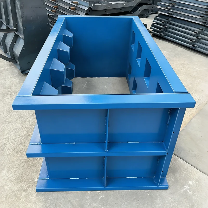 Heavy-duty precast concrete molds for breakwater steel molds for mass production of concave-convex coastal defense blocks