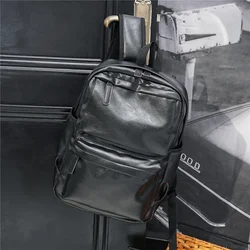 Fashion Backpack Men Women Luxury Leather Men's Backpacks Softback Large Capacity Travel Backbags Unisex Schoolbags Laptop Bags