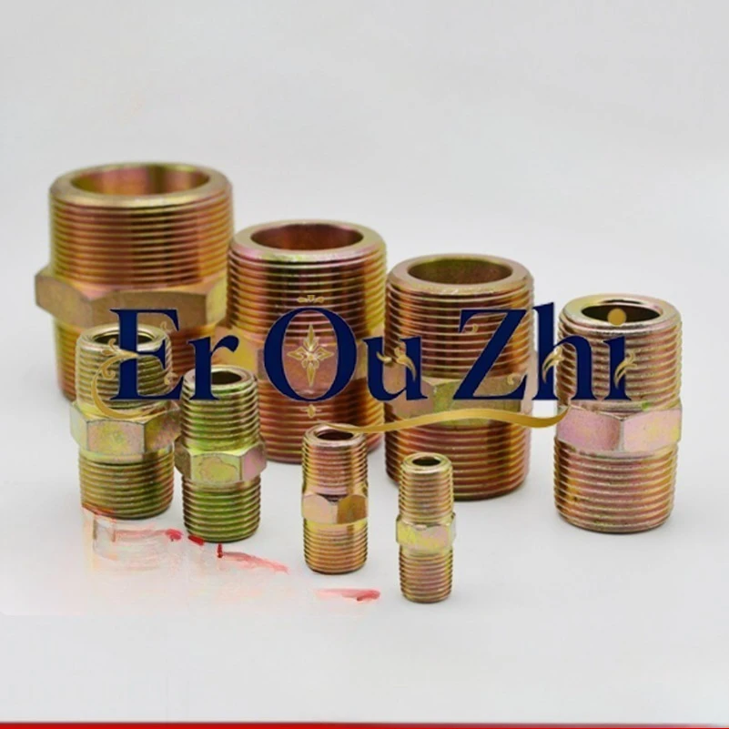 Hydraulic Wire Joint Carbon Steel Color Zinc Plated High Pressure YouTube Joint Straight Wire Joint