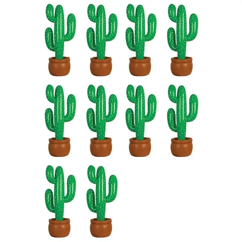 

X18A-10 шт. легкий воздушный надувной кактус кокосовая пальма домашний бассейн открытый вечерние украшения реквизит надувной декор дерева