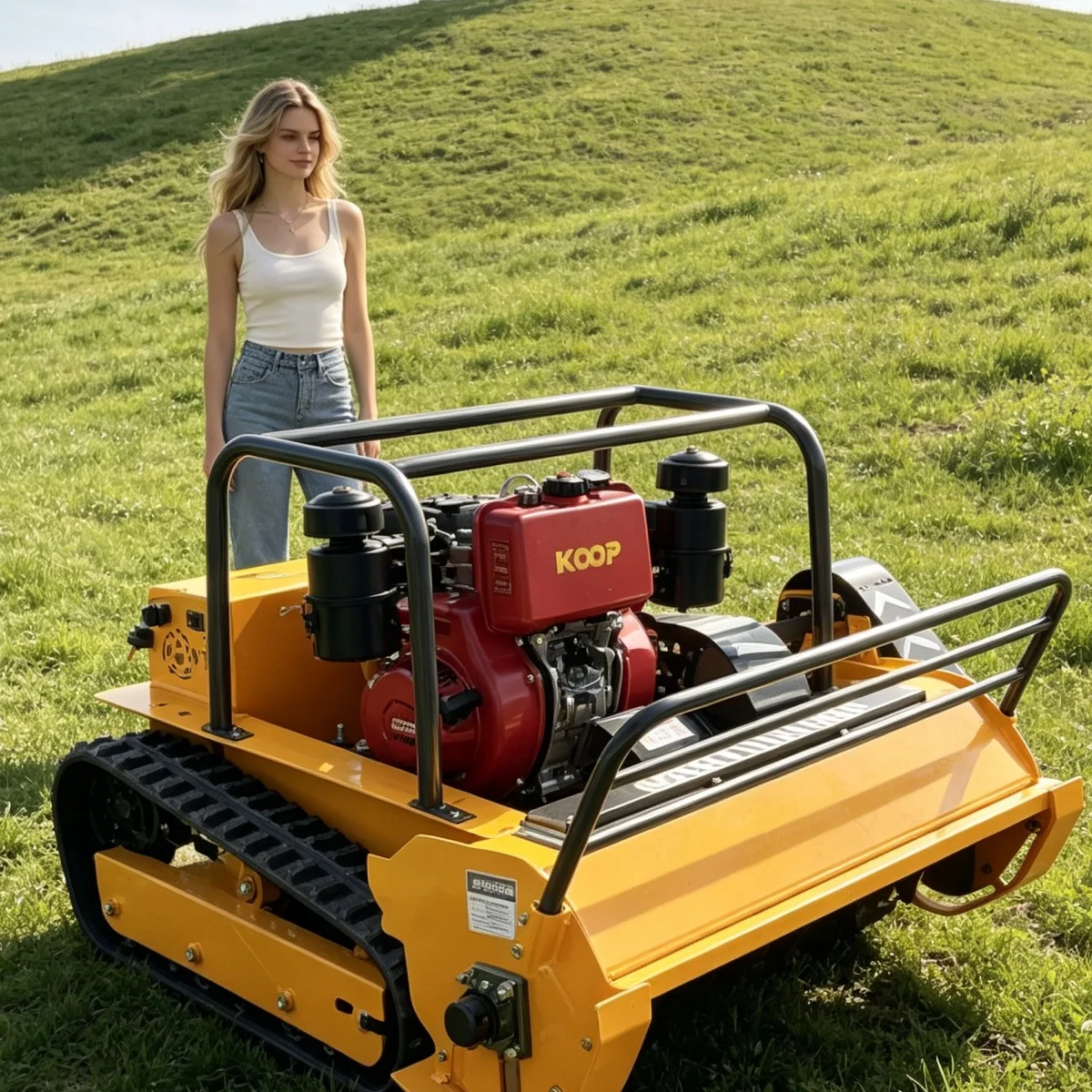 Customized Fast Cutting Robot Lawn Mower High Speed Lawn Mower Robot Time Saving Grass Mower For Large Villa