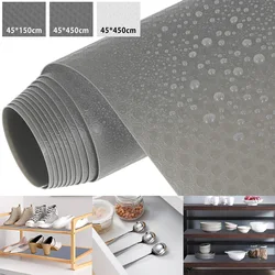 Grey Drawer Liners EVA Anti-slip Kitchen Shelf Liner Drawer Mat Tableware Mat Cabinet Liner for Kitchen Shelves Drawer Table Mat