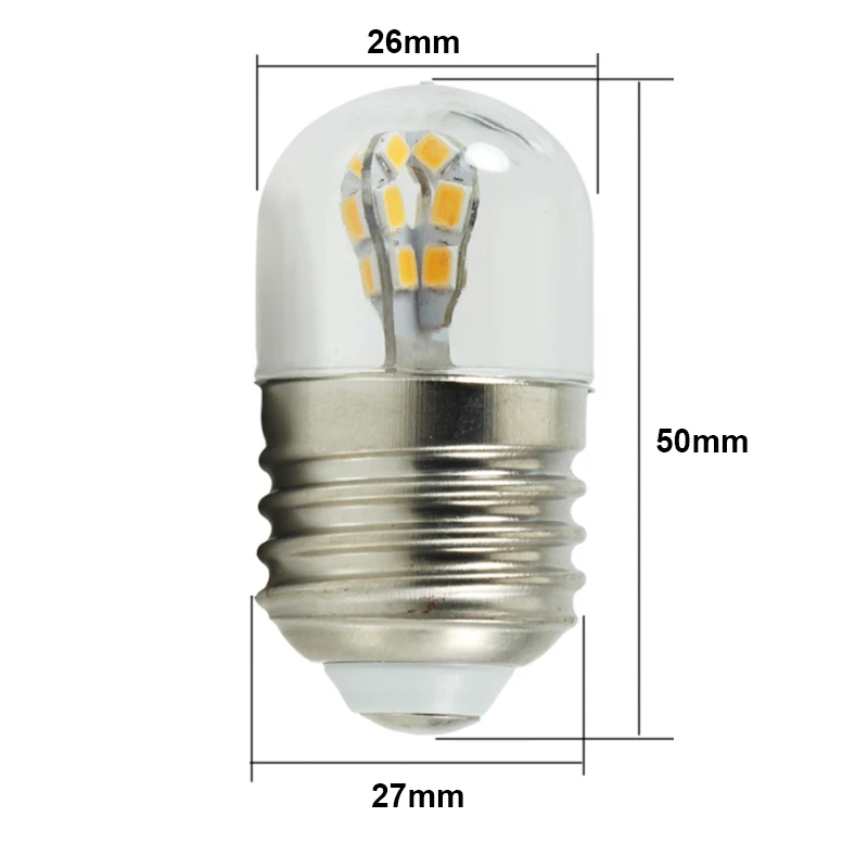 Bombilla-lâmpada LED de milho de baixa tensão, pequena luz doméstica, barco, casa, quintal, lâmpada ao ar livre, 3W, 110V, 220V, 12V, 24V, 36V, 48V,