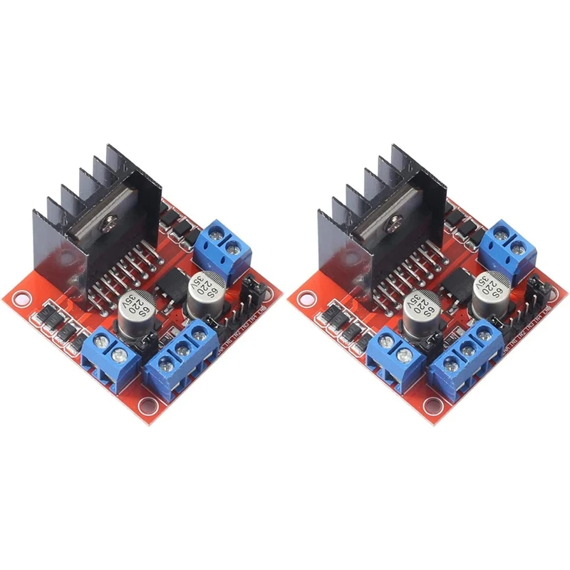 2Pack L298N Motor Drive Controller Board Module Dual H Bridge DC Stepper For Ar-Duino Electric Projects Smart Car Robot