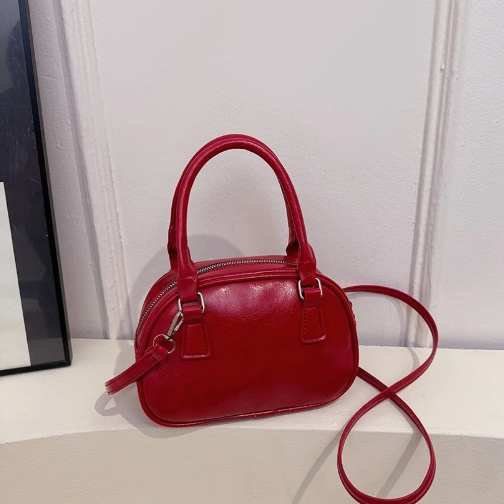 

Simple Portable Women's Bag Versatile Casual Handbag PU Leather Crossbody Bag