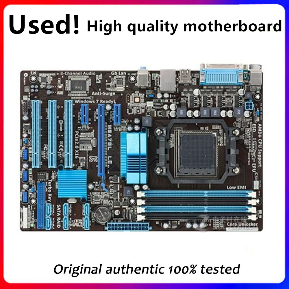 

For ASUS M5A78L LE Motherboard Socket AM3+ DDR3 For AMD 760G M5A97 970M FX Original Desktop Mainboard Used Mainboard