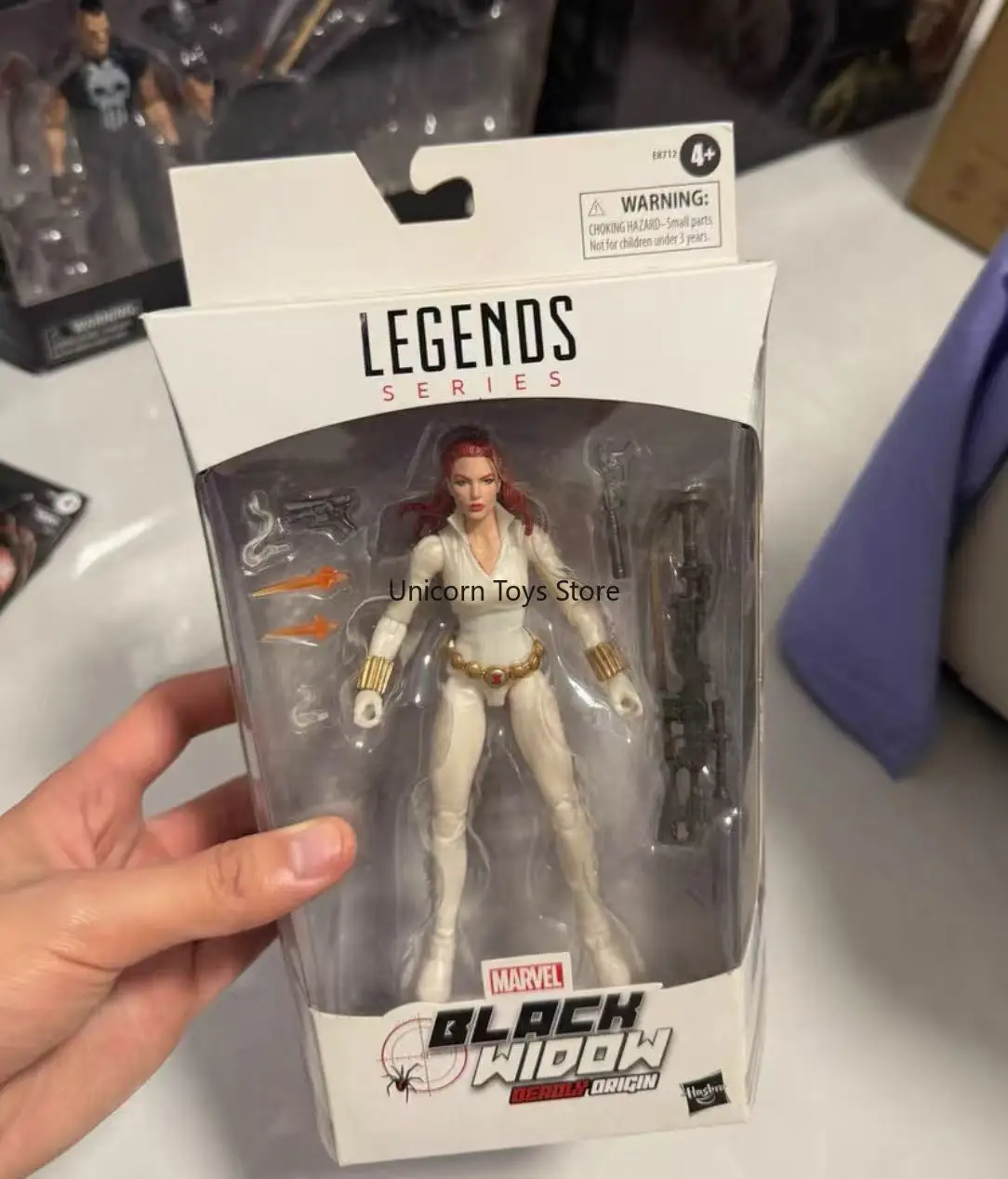 

In Stock: Authentic Hasbro Black Widow White Suit Version Articulated Action Figure