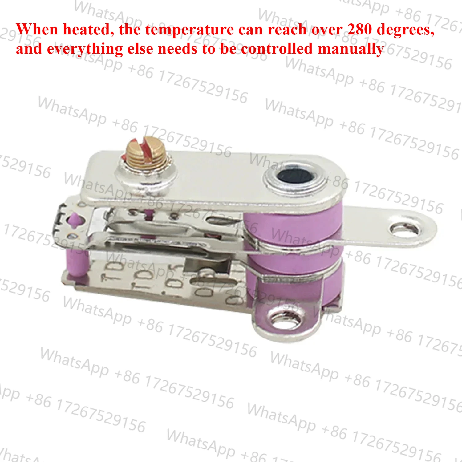250V10A Popcorn Machine / Pan Heating Temperature Control for Commercial Popcorn Maker Thermostat Temperature Switch Accessories