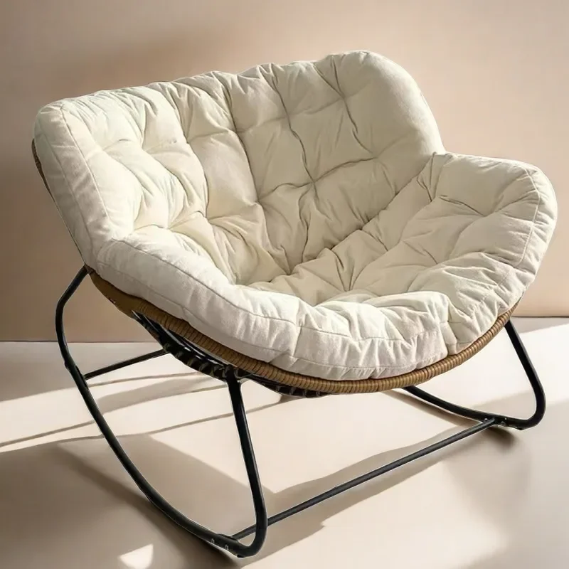 Bird Nest Rocking Chair Recliner Single Lazy Sofa for Adult Balcony Sleeping Lounge Chair